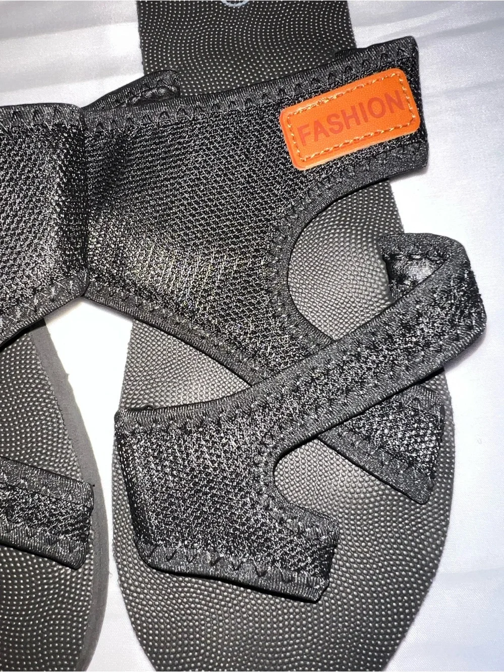 Mens Black Slide Sandals